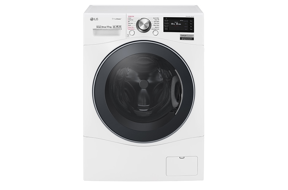 LG 11kg Centum™ Front Load Washer with Inverter Direct Drive Motor, WD1611SMW2